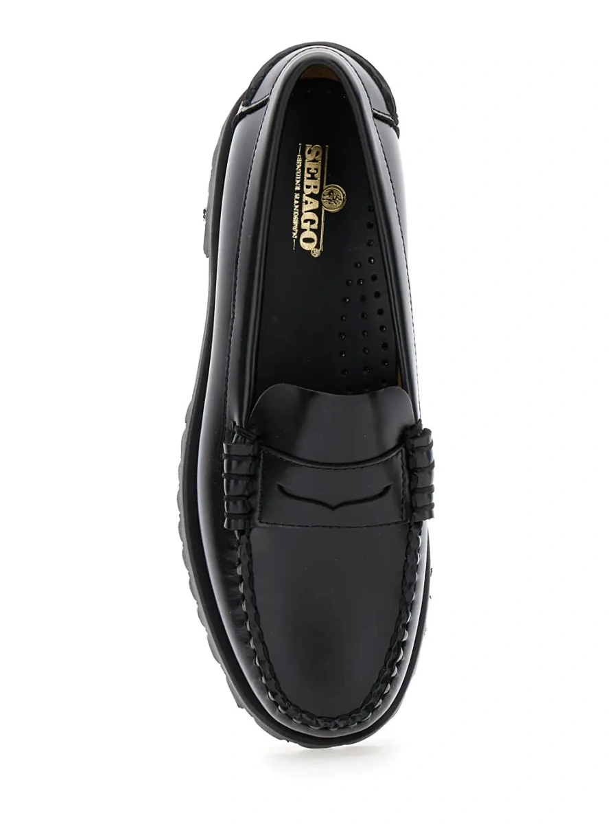 Mocasini Sebago negri din piele '7002IJ0902' - Img 3