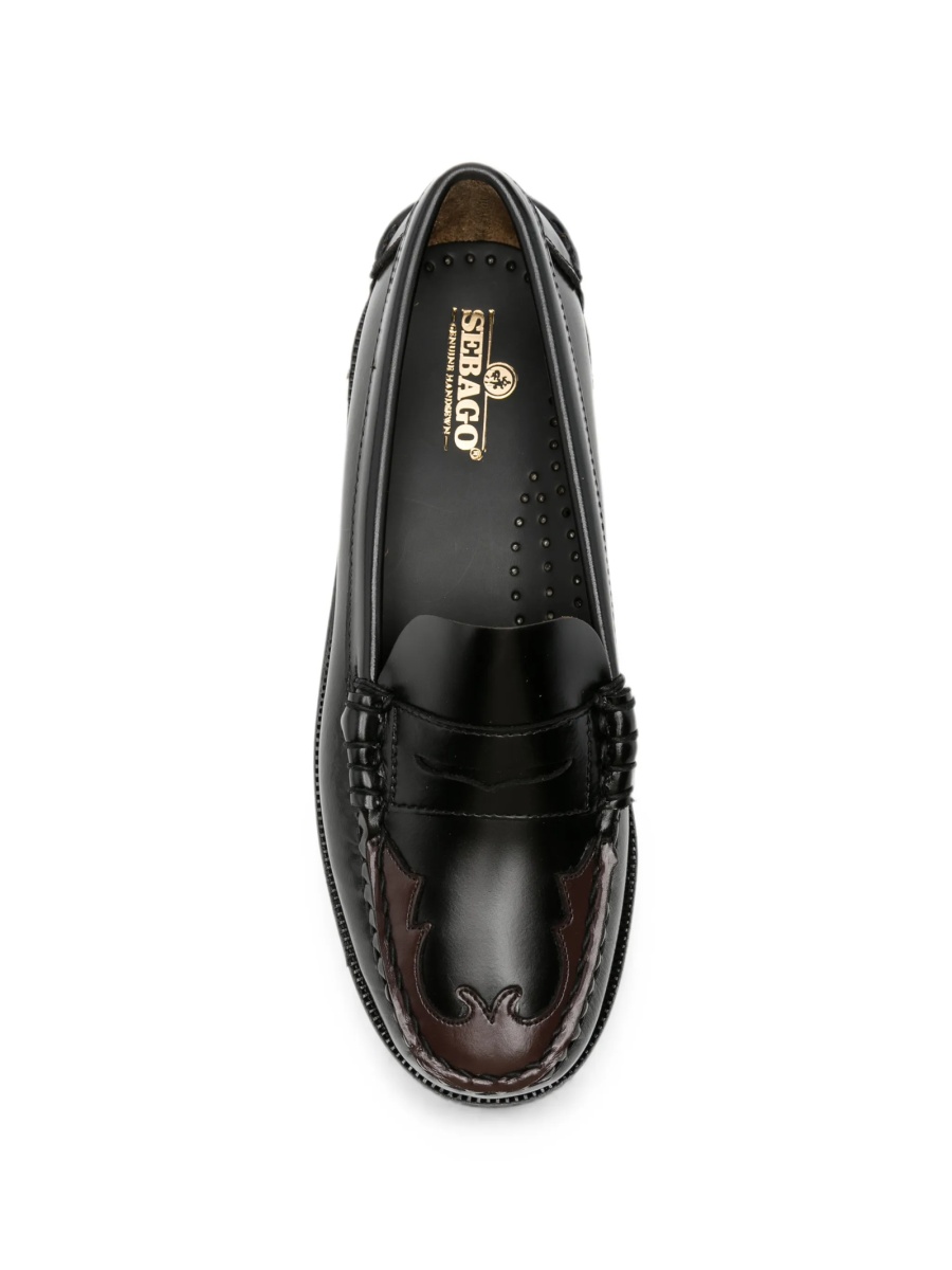 Mocasini Sebago negri din piele - Img 4