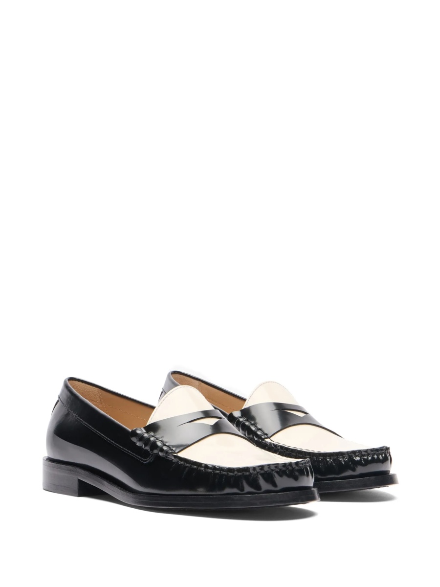 Mocasini Stuart Weitzman negri din piele - Img 2