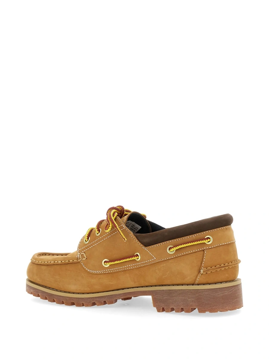 Mocasini Timberland bej din piele - Img 6