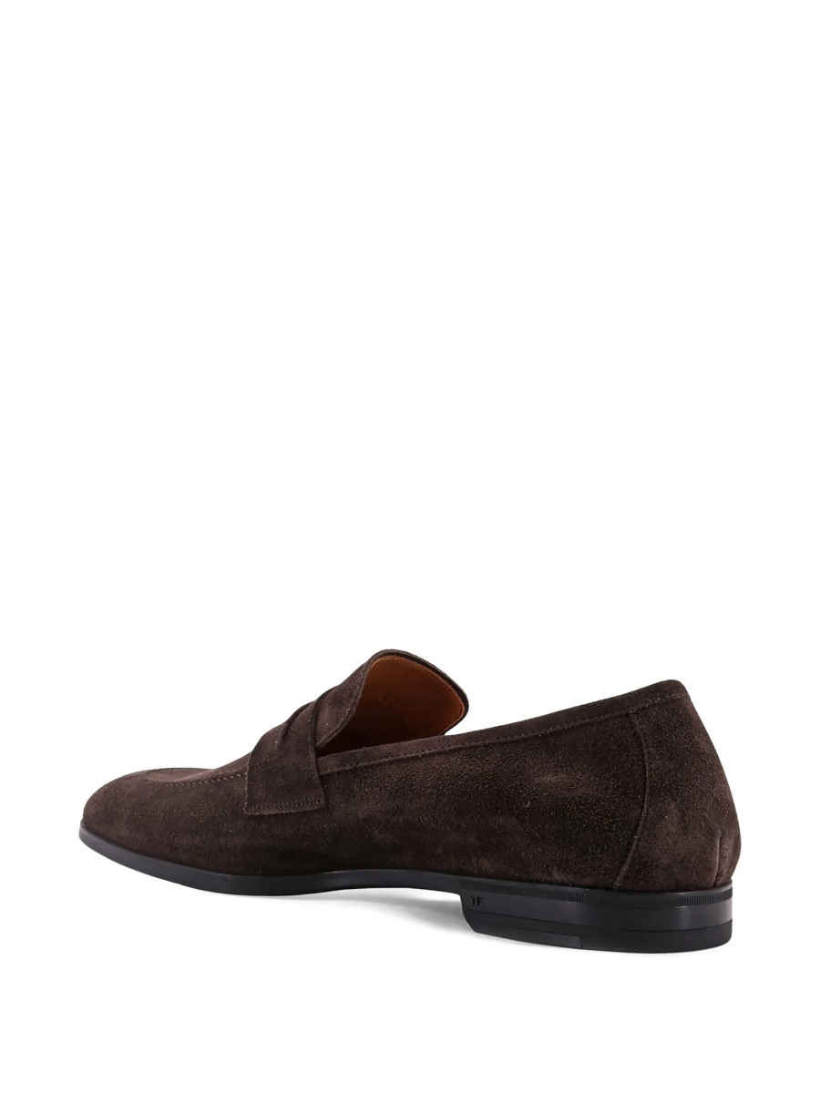 Mocasini Tom Ford maro din piele intoarsa - Img 4
