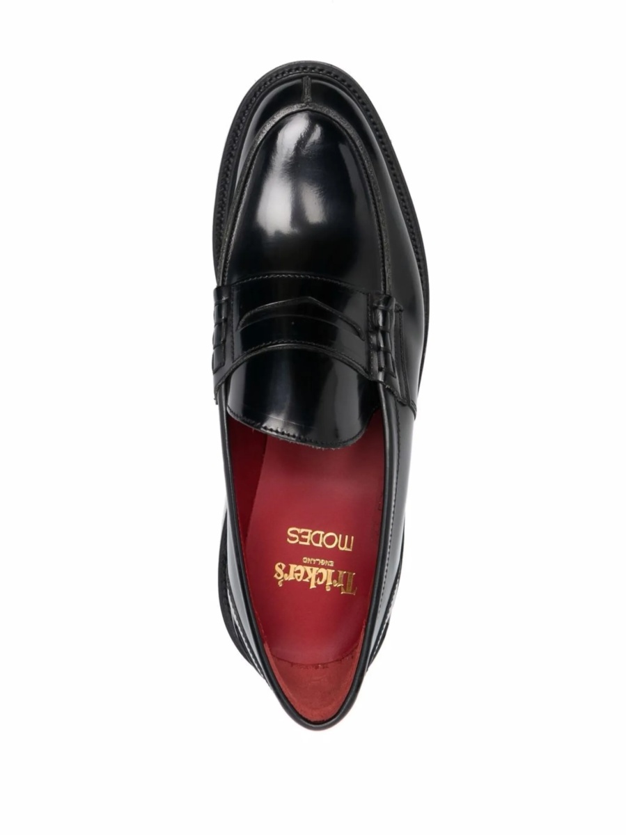 Mocasini TRICKER'S negri din piele - Img 4