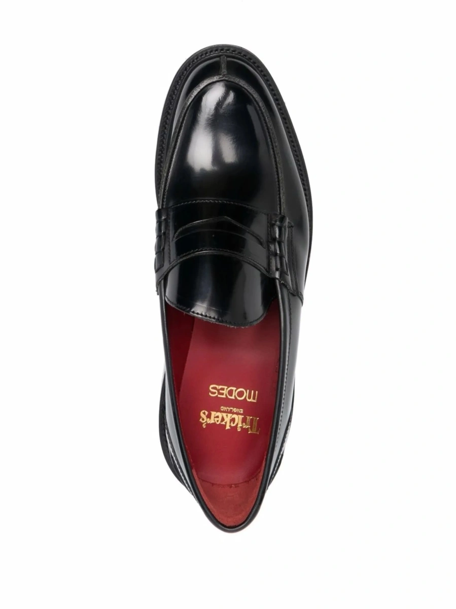 Mocasini TRICKER'S negri din piele - Img 4