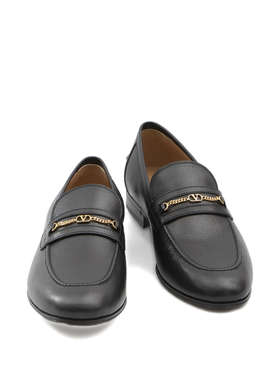 Mocasini Valentino Garavani negri din piele - Img 5