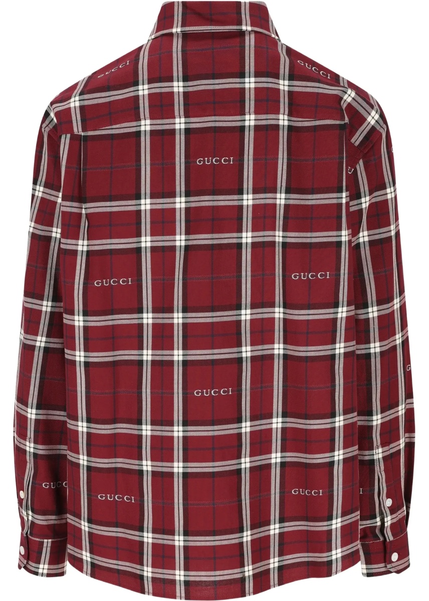 Multicolour tartan cotton jacquard Shirt - Img 2