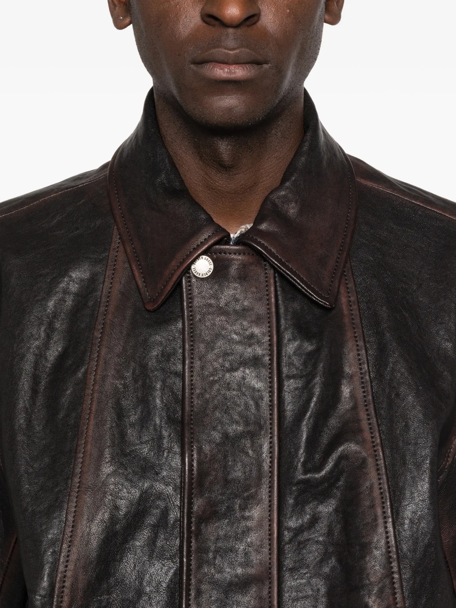 Nappa leather Bomber Jacket - Img 5