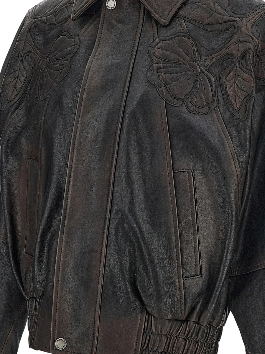 Nappa leather bomber Jacket - Img 3