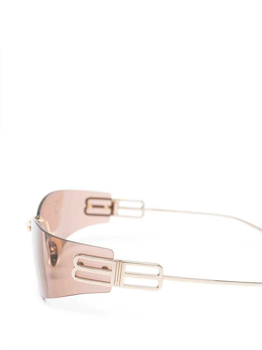Ochelari de soare Balenciaga aurii - Img 3