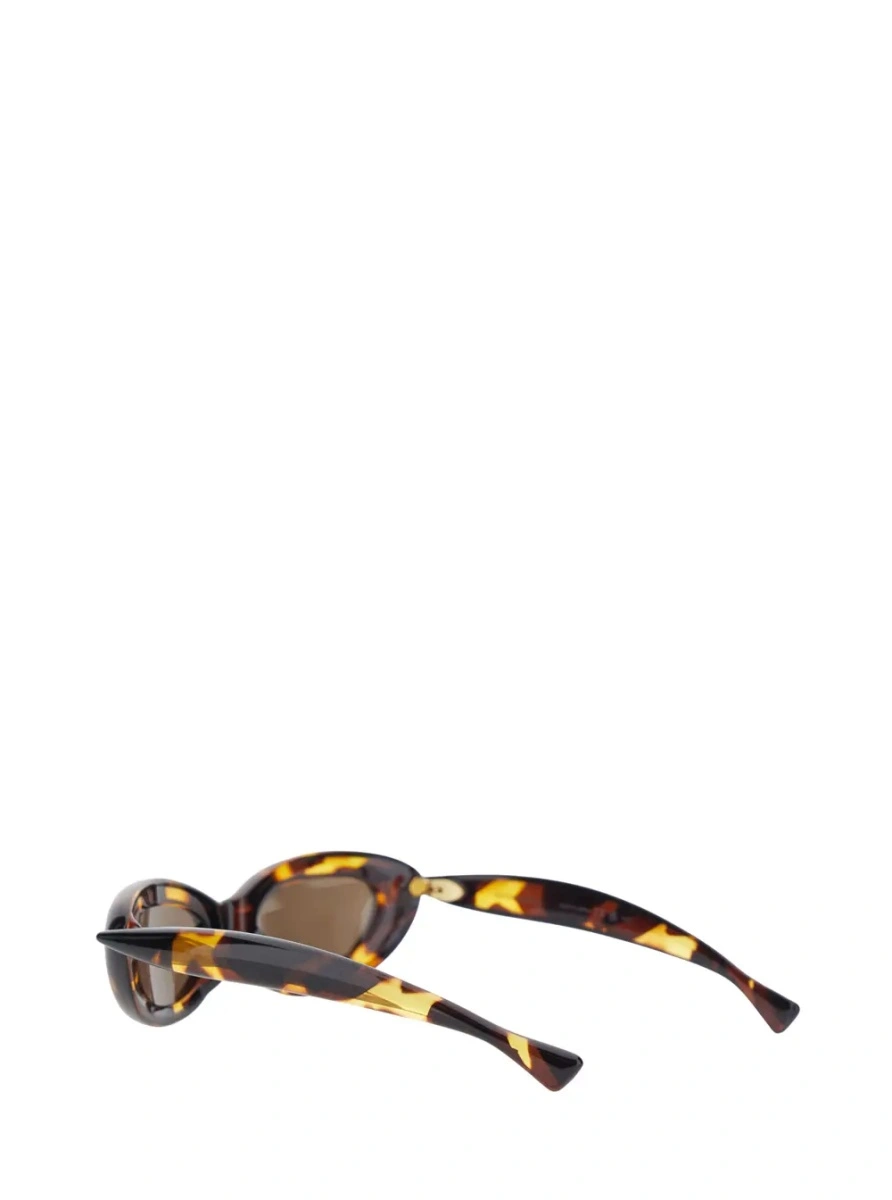 Ochelari de soare Bottega Veneta maro din plastic - Img 2