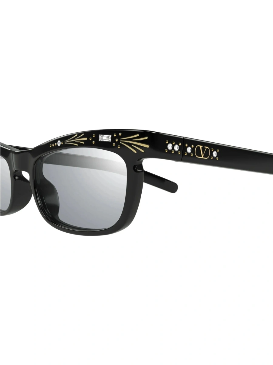 Ochelari de soare Valentino Garavani negri - Img 3