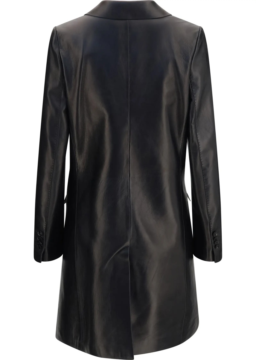 Paltoane Double-breasted lambskin Coat - Img 2