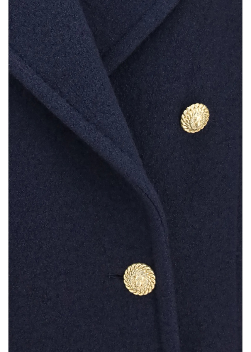 Paltoane Double-breasted wool Coat with buttons - Img 3