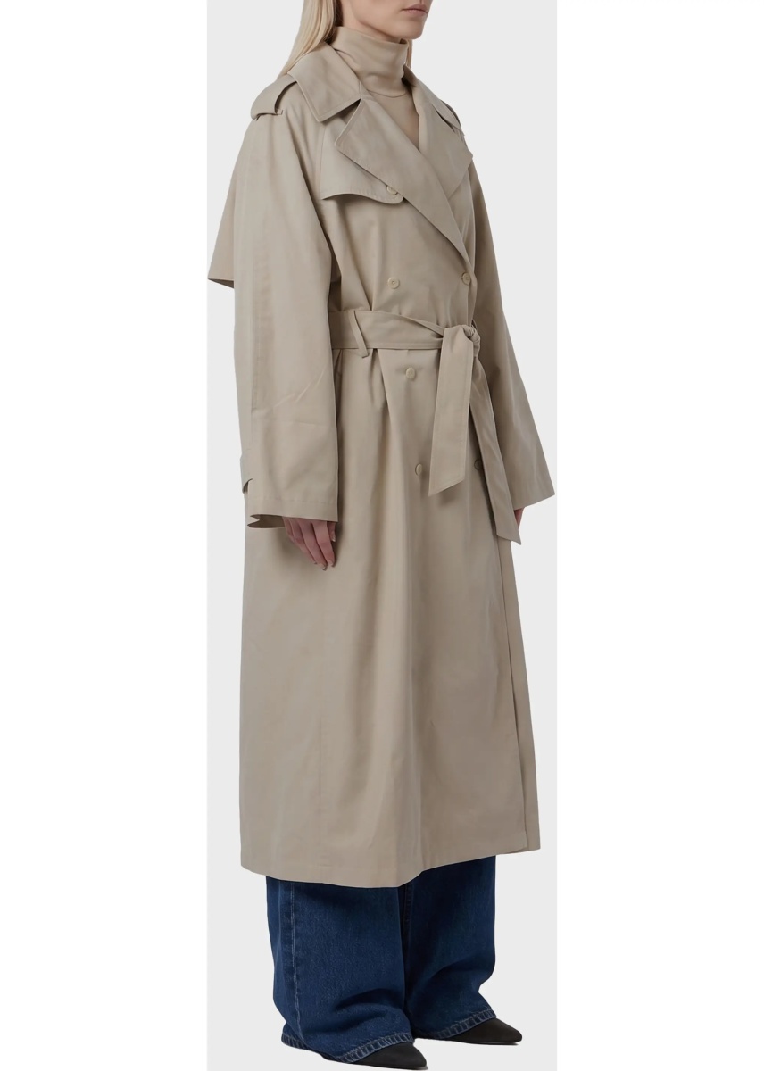 Paltoane Riva Cotton Trench Coat - Img 2