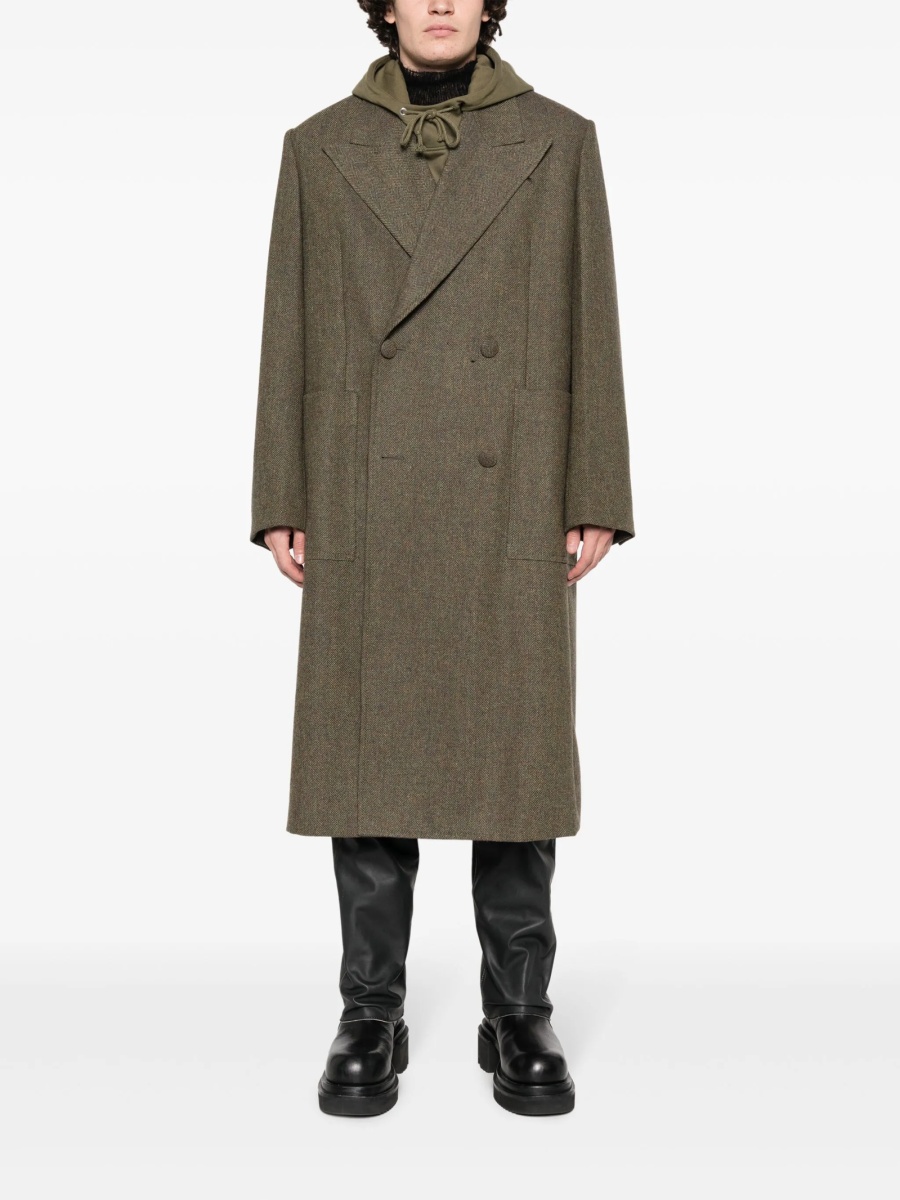Palton Givenchy verde din lana - Img 2