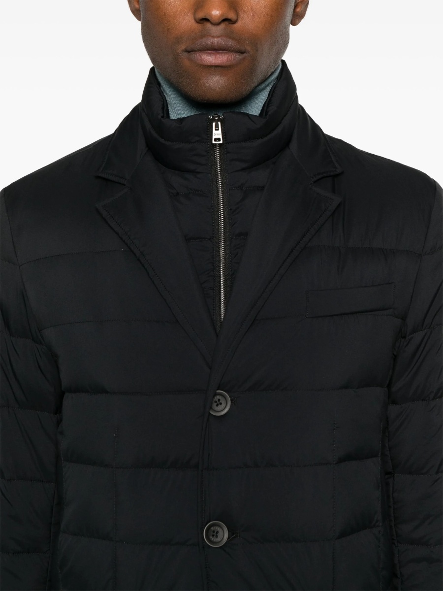 Palton Herno negru din polyester si poliamida - Img 5