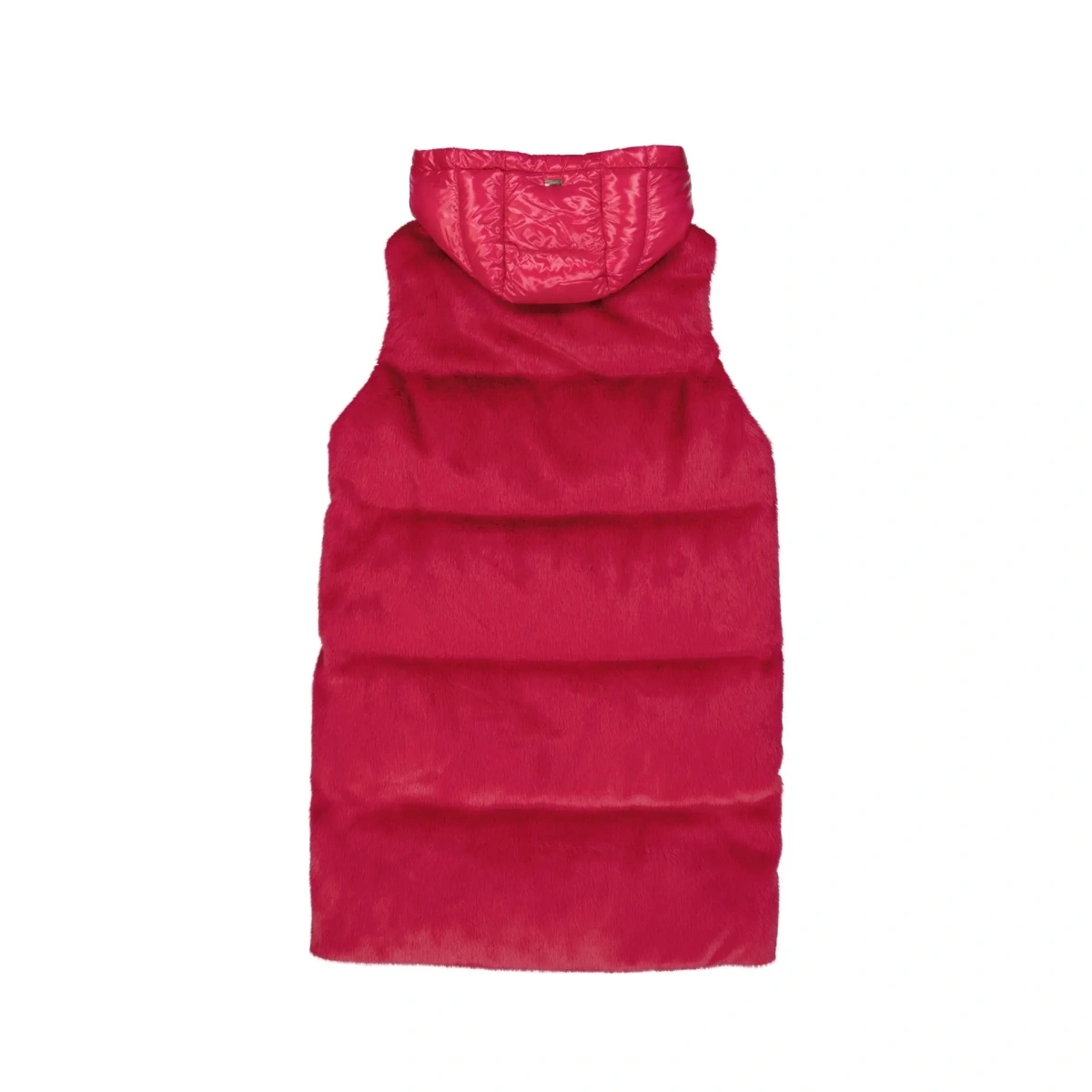 Palton HERNO Padded Faux Fur Vest Coat - Img 2