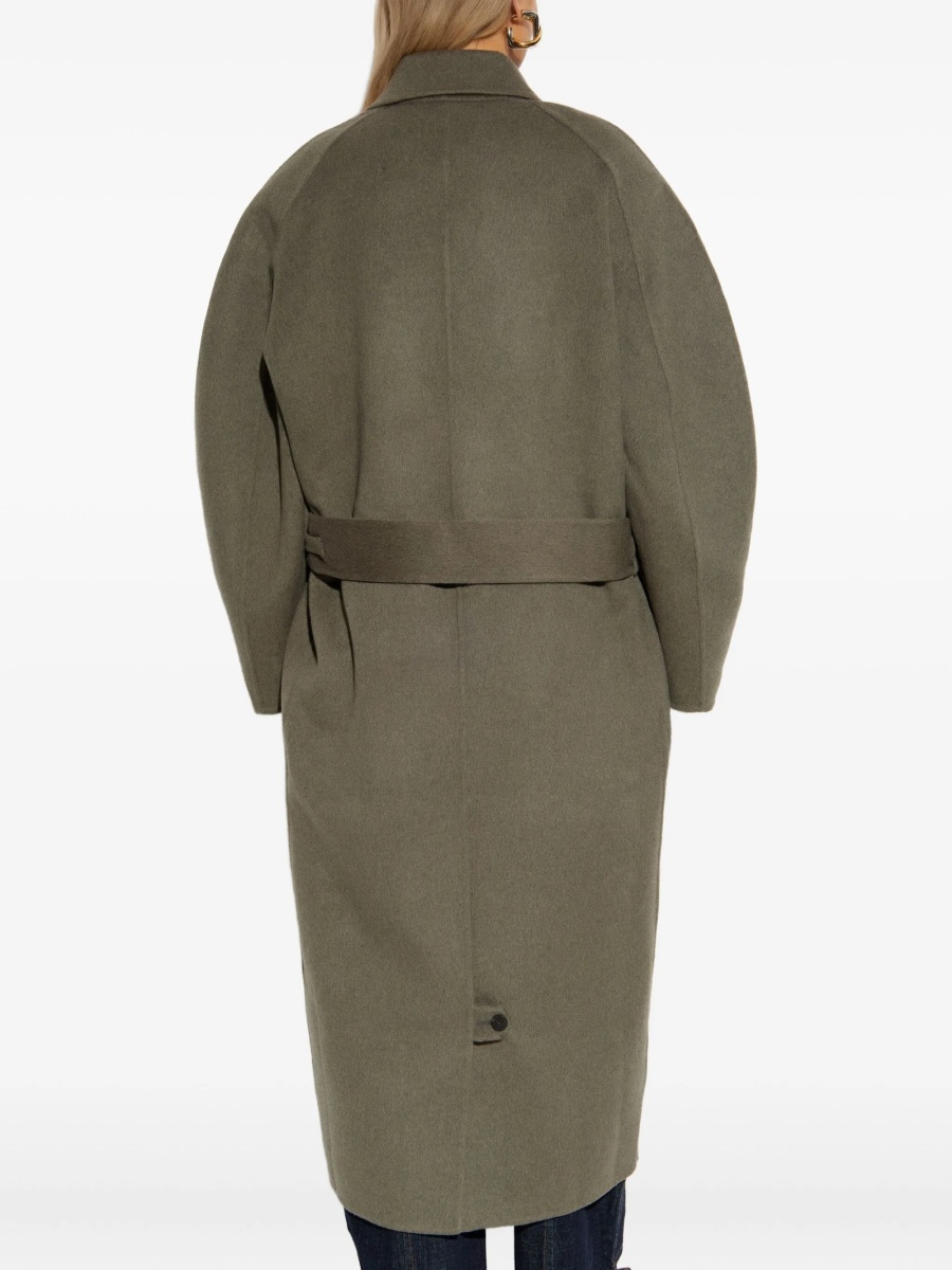 Palton JACQUEMUS verde din lana - Img 4