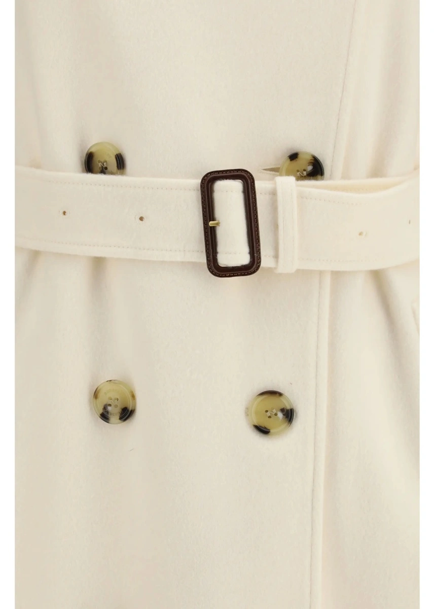 Palton Long Kensington cashmere Trench Coat - Img 3