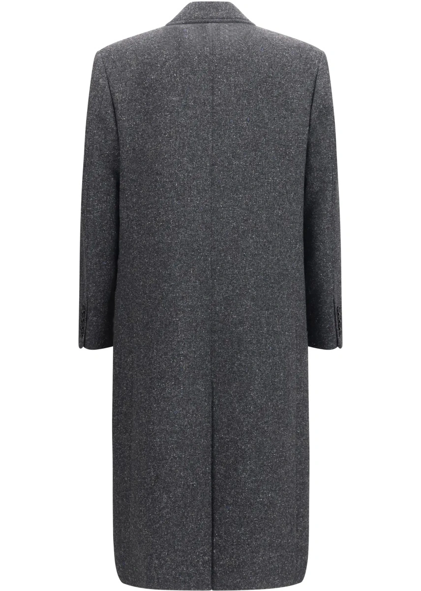 Palton Long single-breasted Coat - Img 2