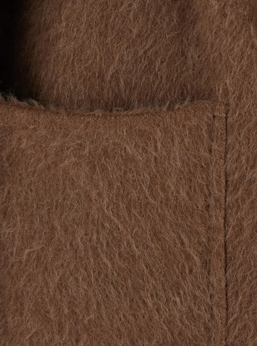 Palton Max Mara bej din shearling - Img 3