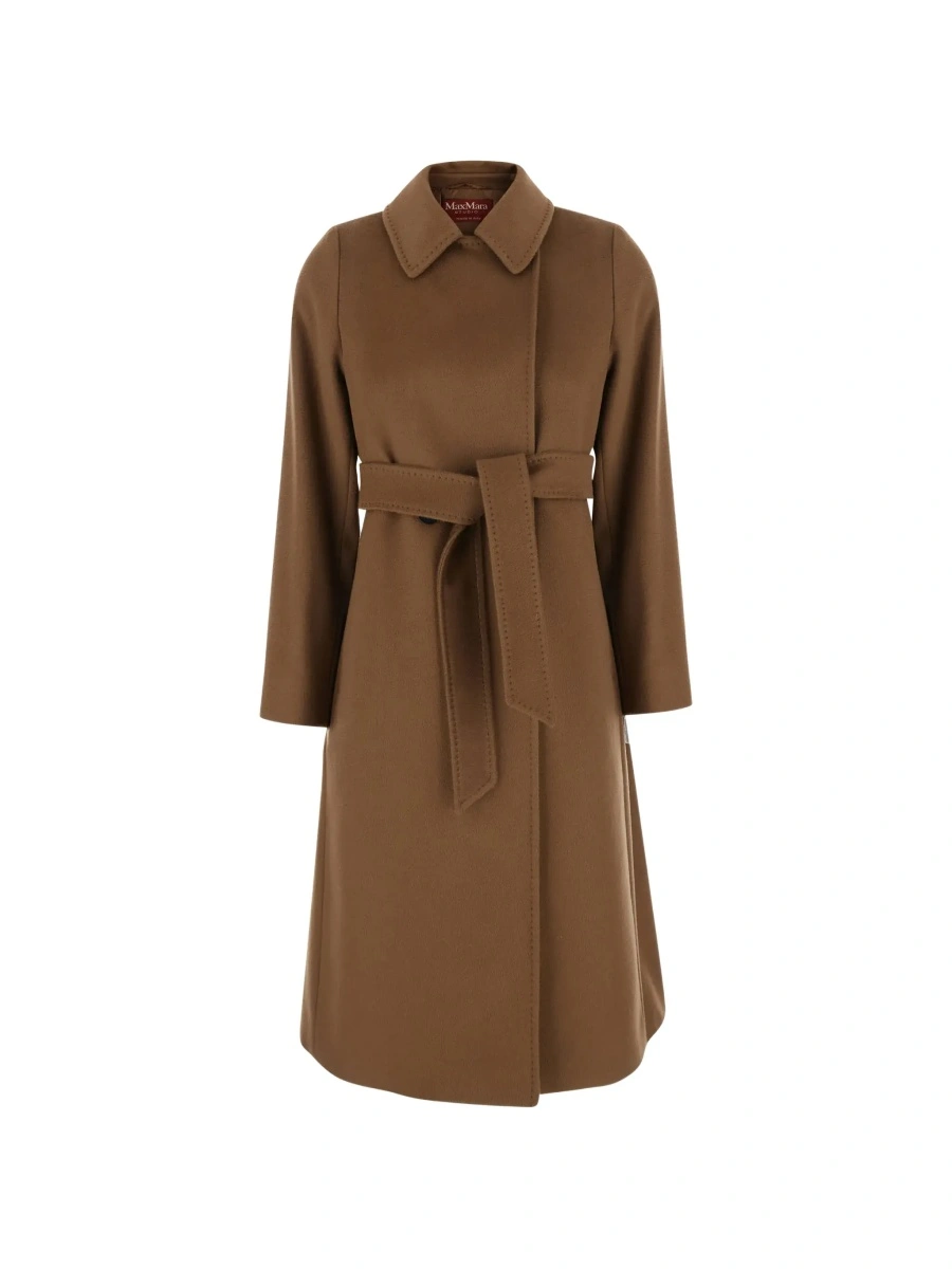 Palton MaxMara Studio maro din lana - Img 6