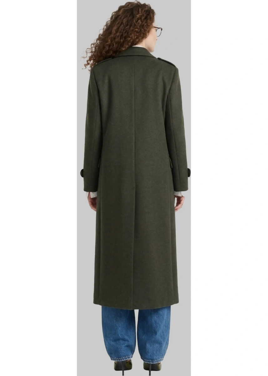 Palton Military Double-Breasted Coat - Img 3