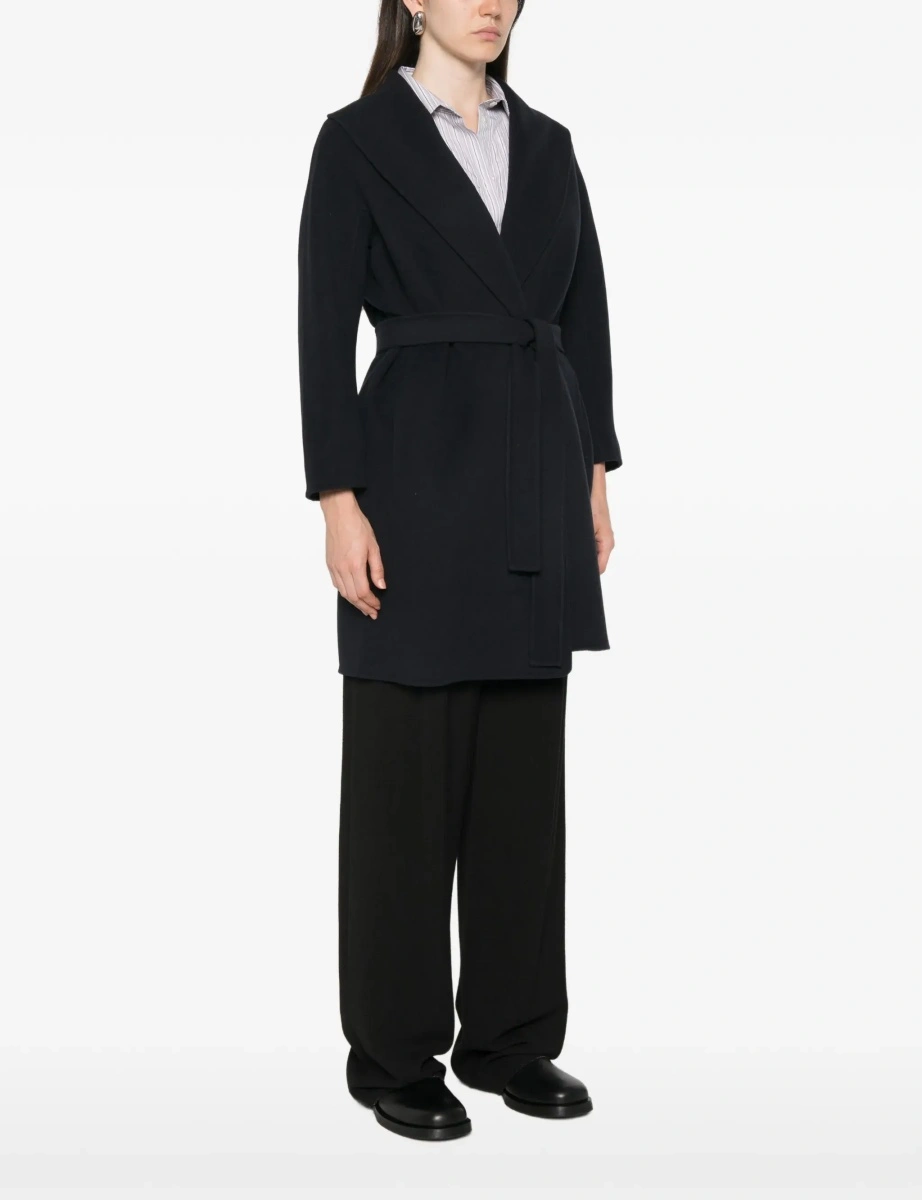 Palton 'S MAXMARA multicolor din lana virgina - Img 5