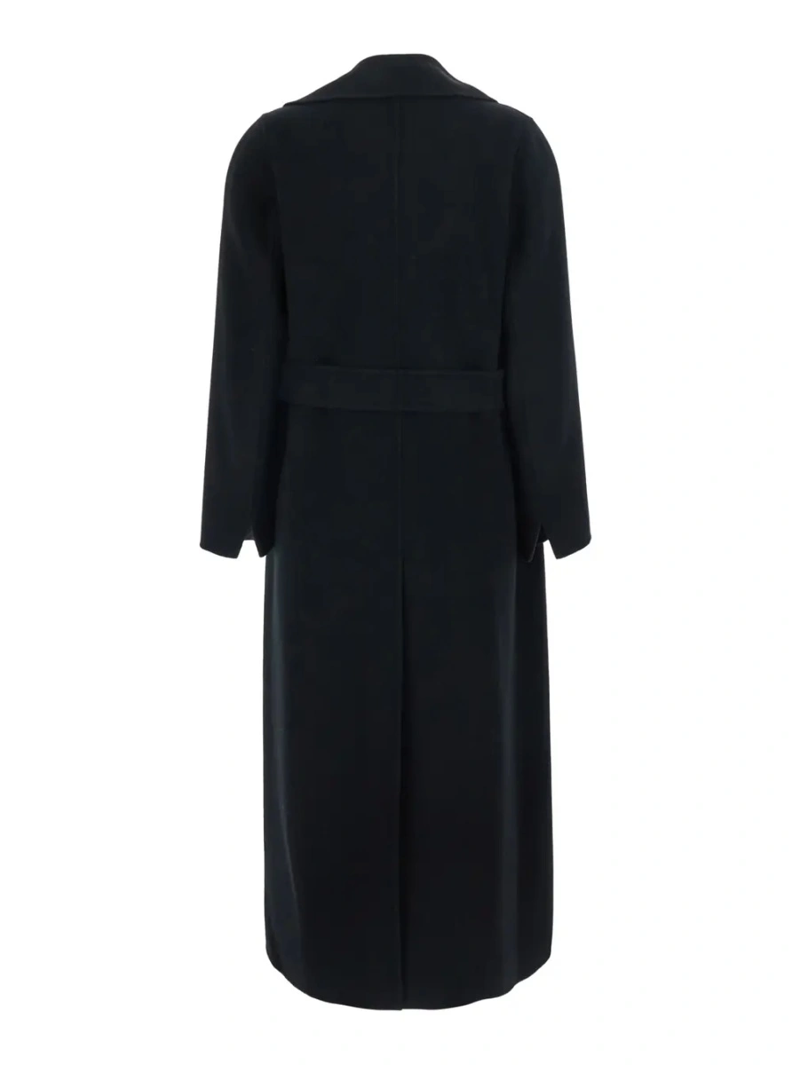 Palton 'S MAXMARA negru din lana 'Poldo' - Img 2