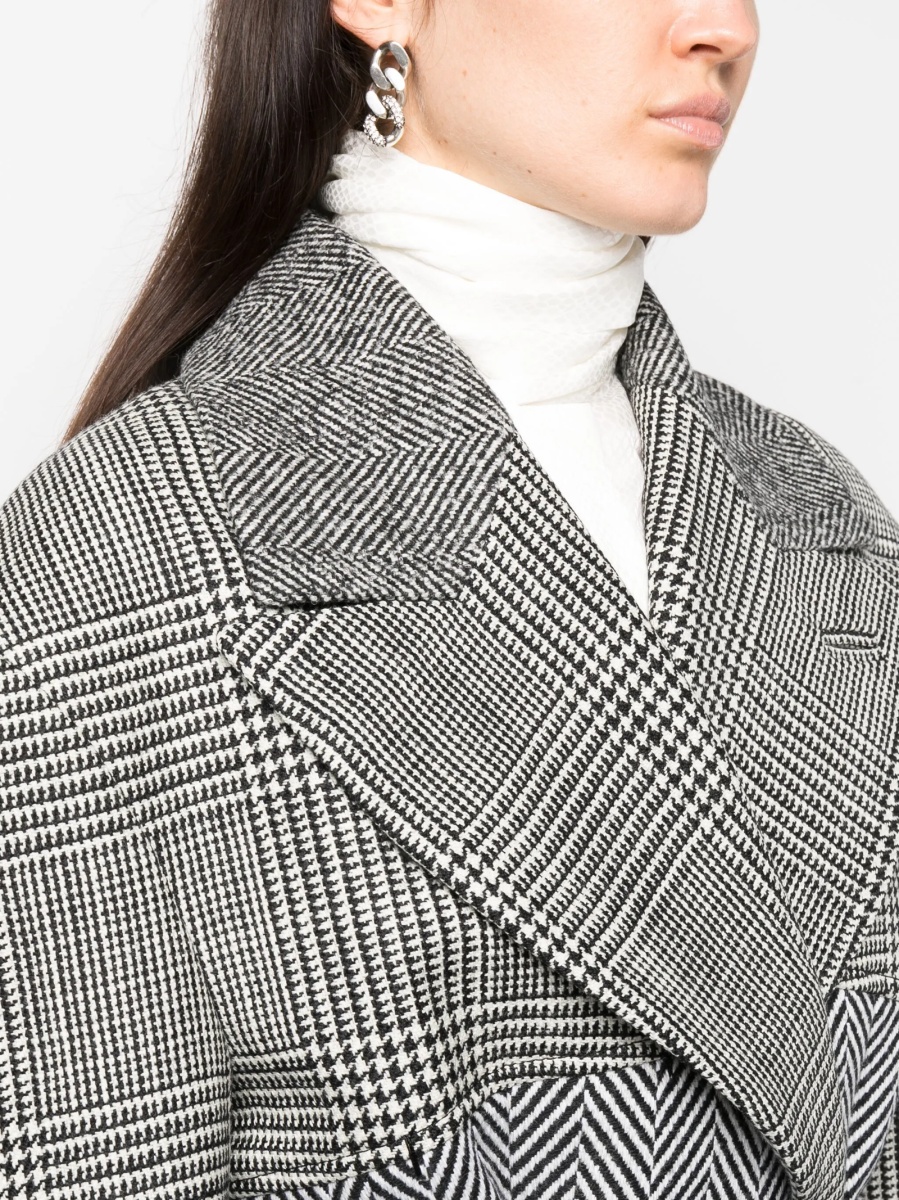 Palton Tom Ford negru din lana si poliamida - Img 5