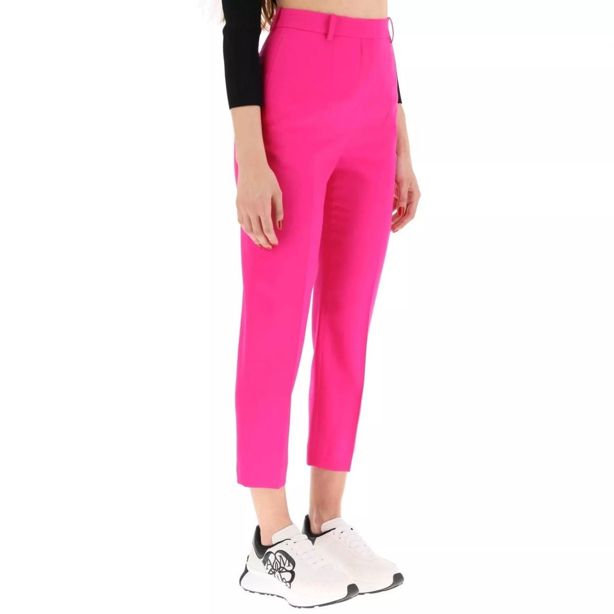 Pantaloni Alexander Mcqueen Classic Wool Trousers - Img 2