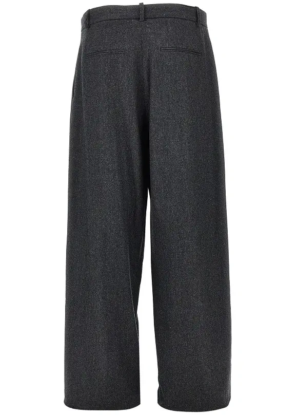 Pantaloni 'August' pleated flannel pants - Img 3