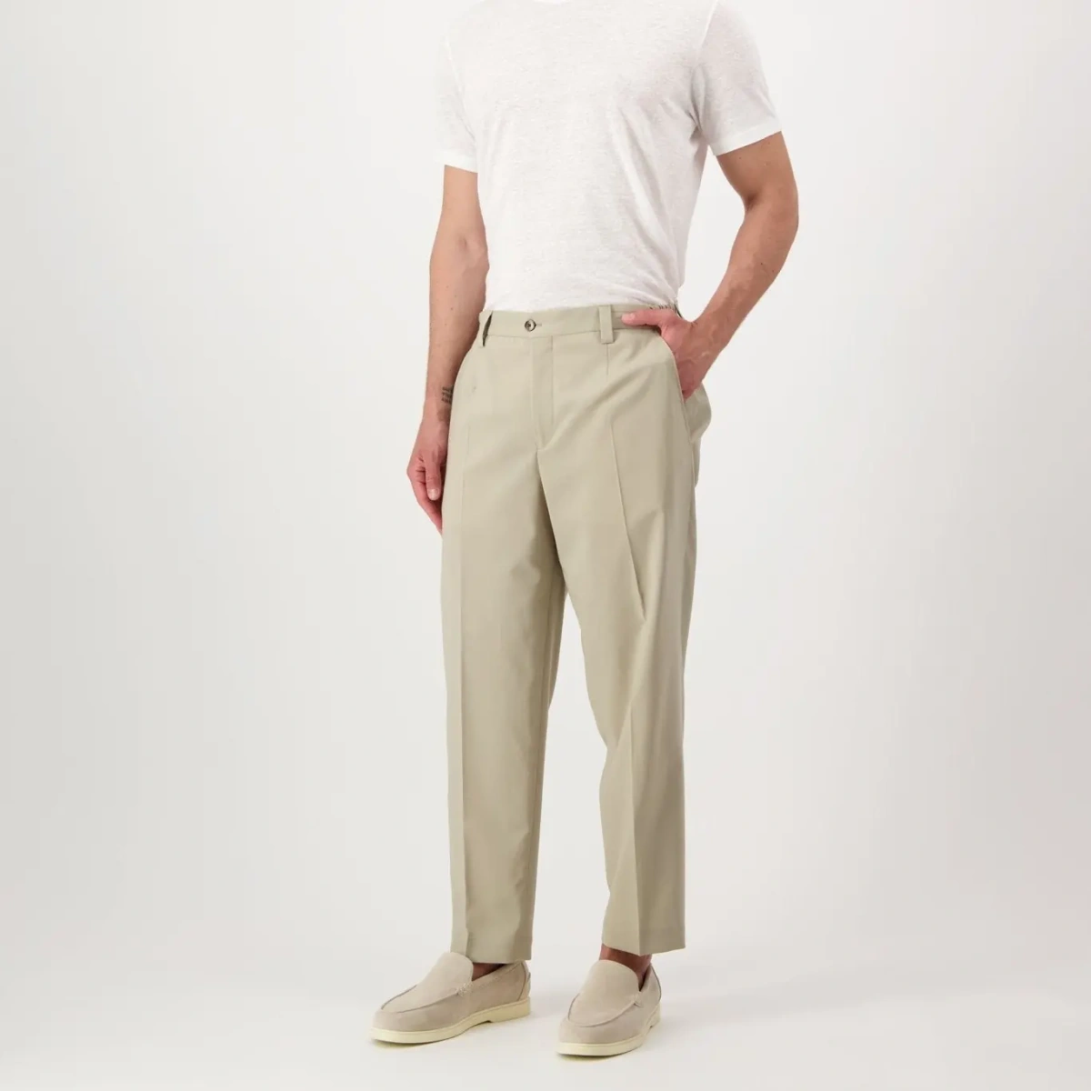 Pantaloni Autore Livingstone Virgin Wool Trousers - Img 2