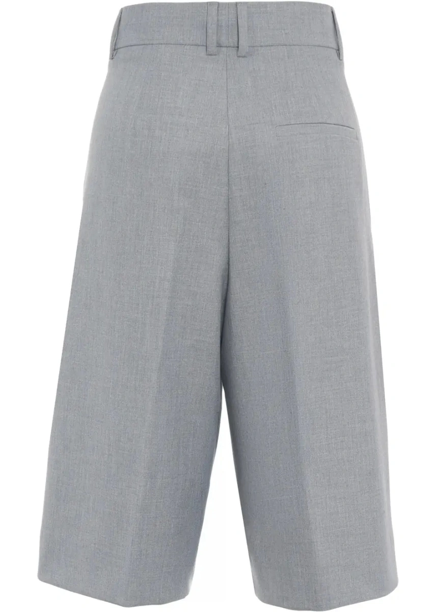 Pantaloni Bermuda with pleats - Img 3