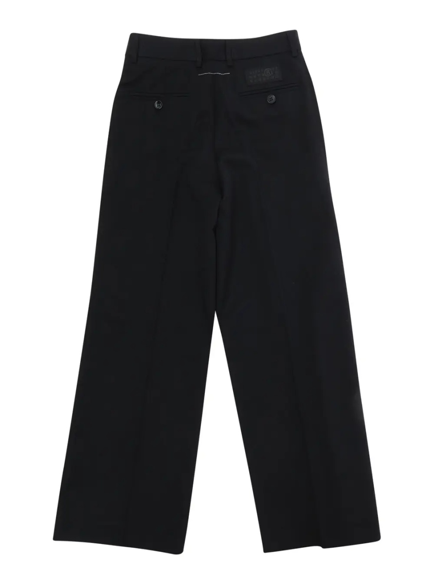 Pantaloni Black Pants with welt pockets on the front and back and logo patch on the back in Blend stretch Boy - Img 2