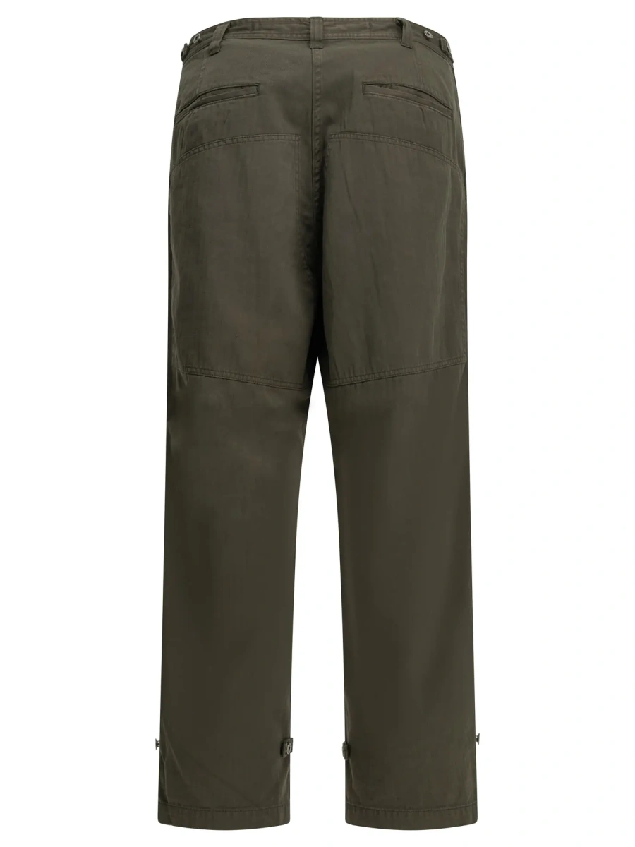 Pantaloni casual A.Presse verzi - Img 2