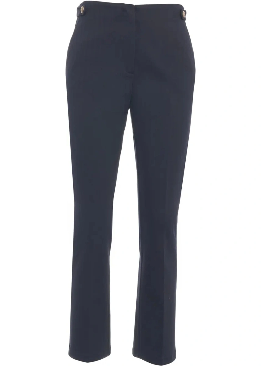 Pantaloni casual Liu Jo White negri - Img 2