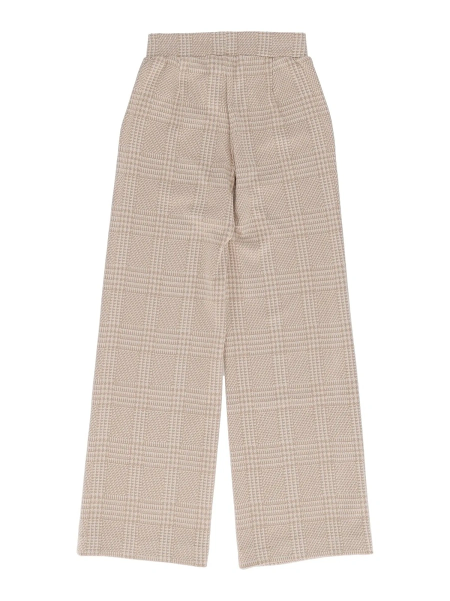 Pantaloni casual Monnalisa albi - Img 2