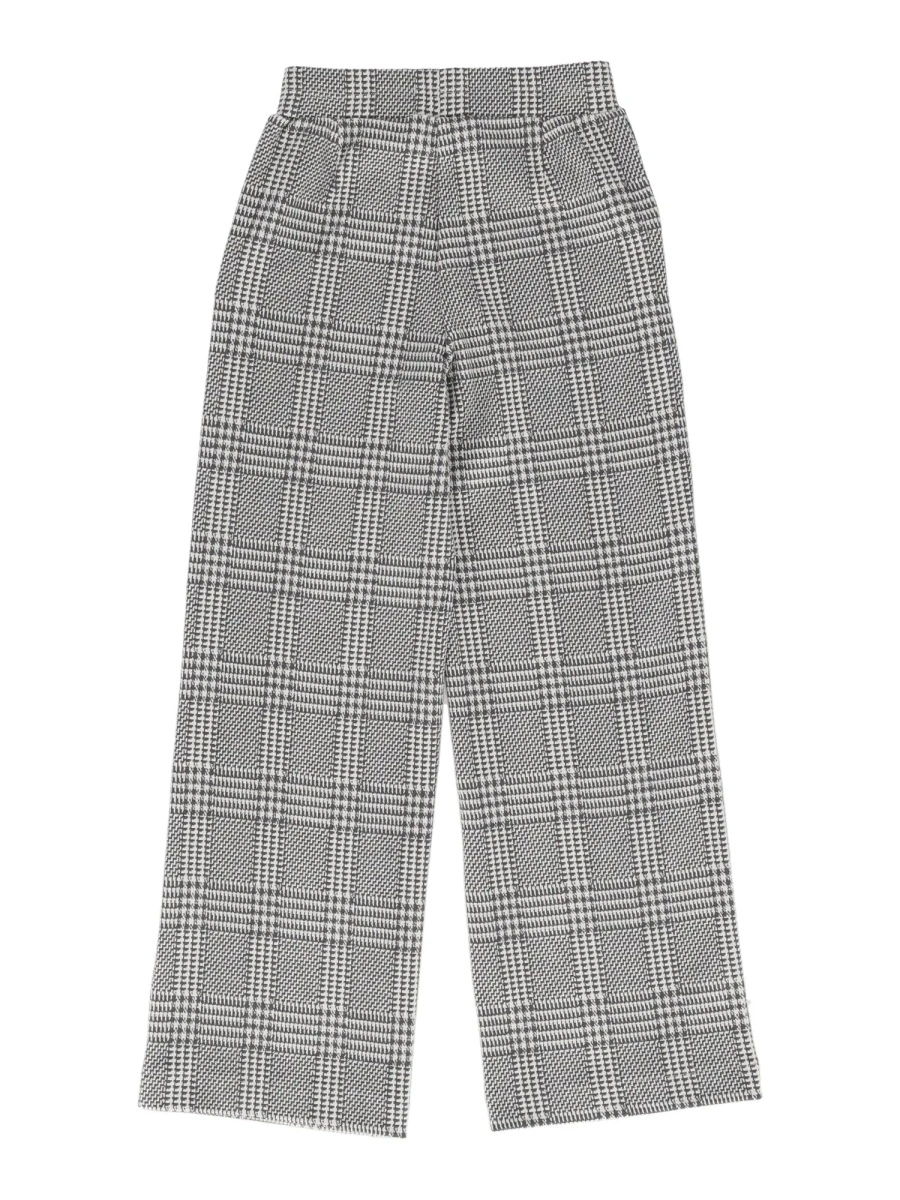 Pantaloni casual Monnalisa albi - Img 2