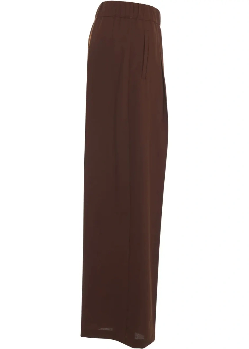 Pantaloni casual Semicouture maro - Img 3
