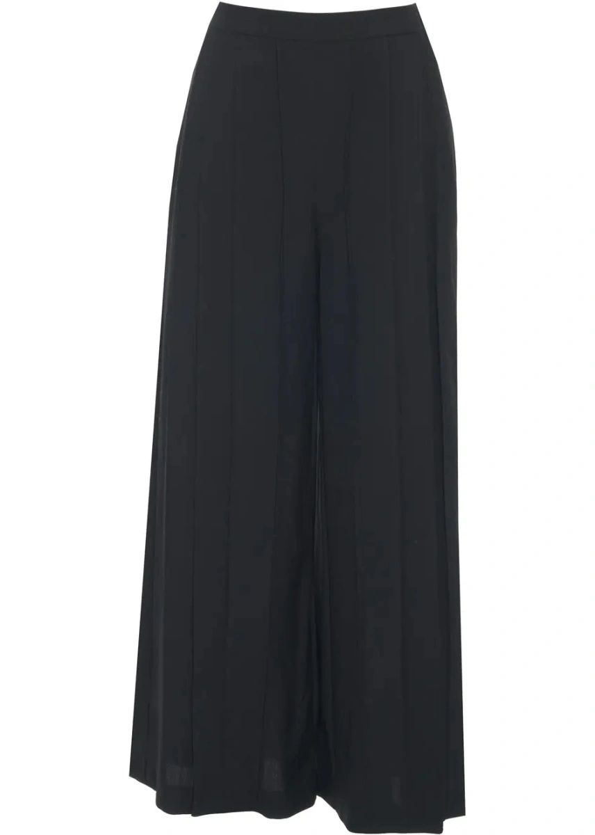Pantaloni casual Viktoriachan negri 'Alma' - Img 2
