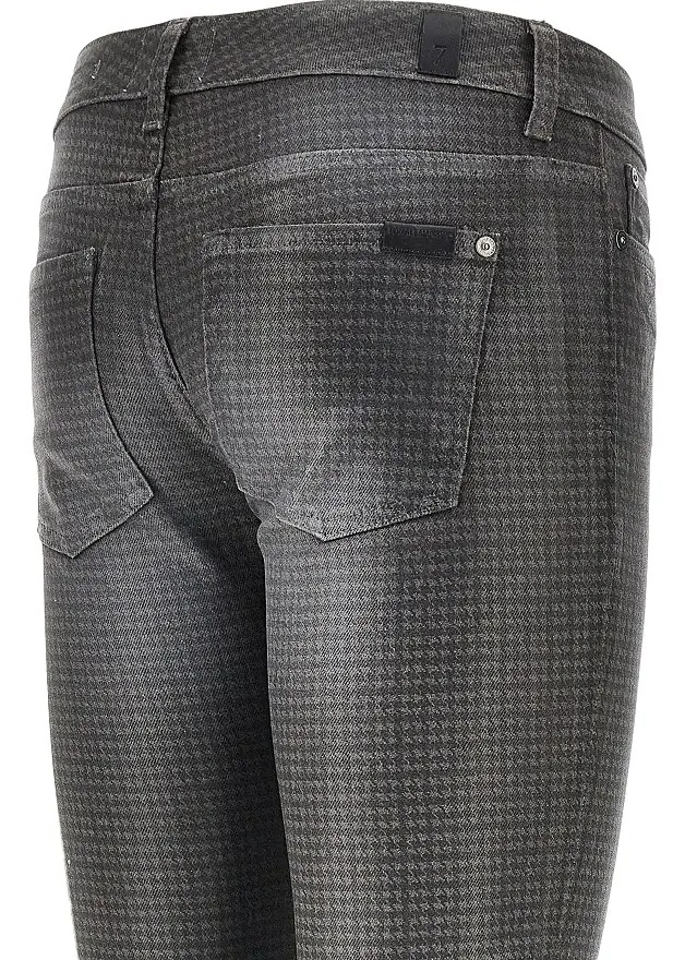 Pantaloni Coated denim Y2K Skinny pants - Img 4