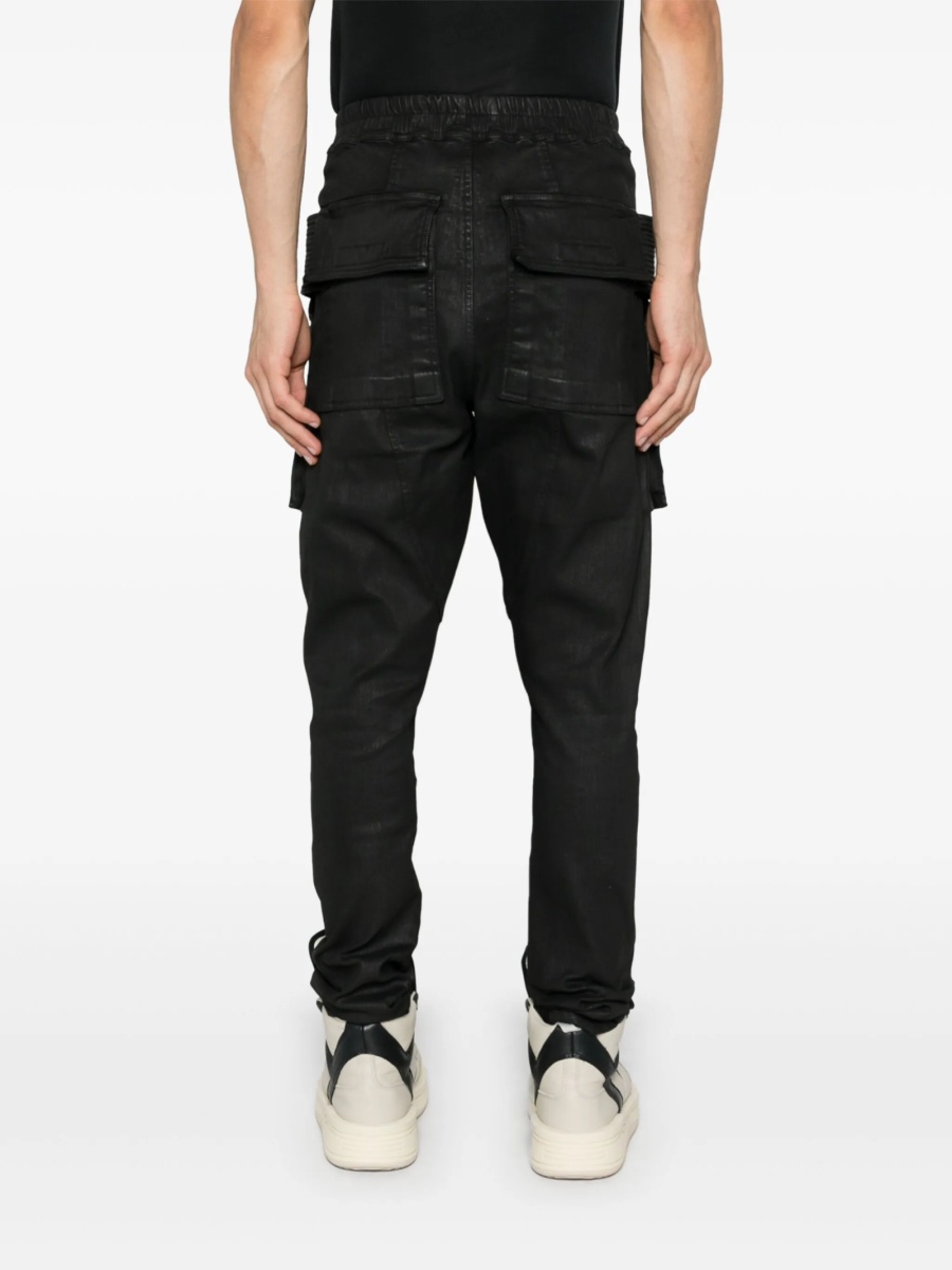 Pantaloni conici Rick Owens negri - Img 4