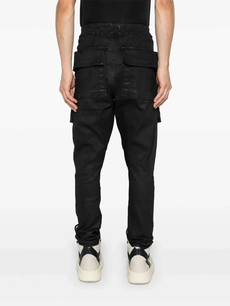 Pantaloni conici Rick Owens negri - Img 4