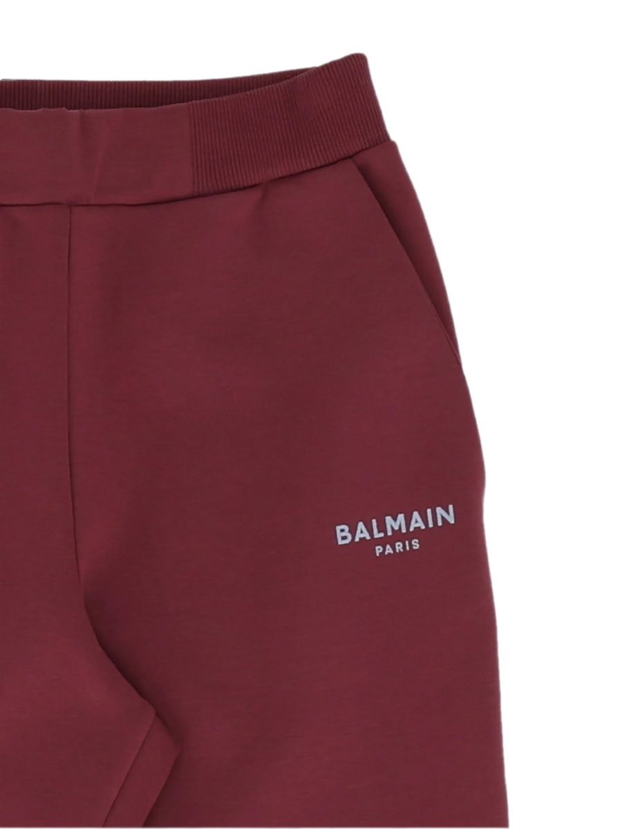 Pantaloni de trening Balmain rosii - Img 3