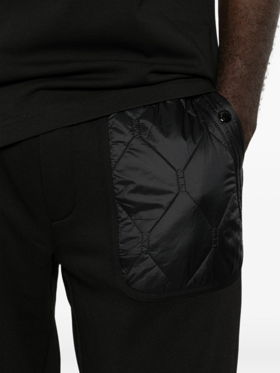 Pantaloni de trening Moncler negri din elastan si bumbac - Img 5