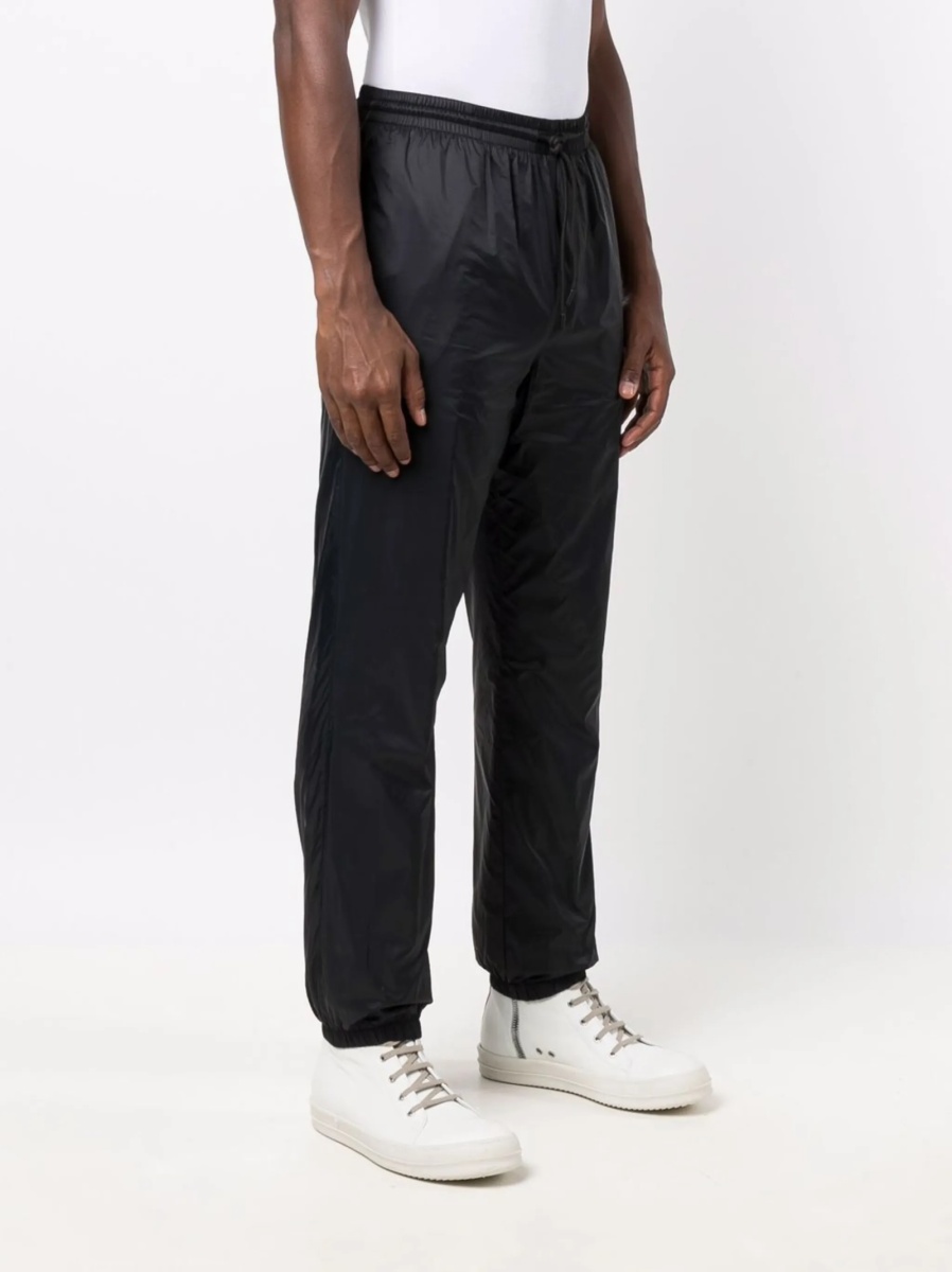 Pantaloni de trening MSGM negri din poliamida - Img 3