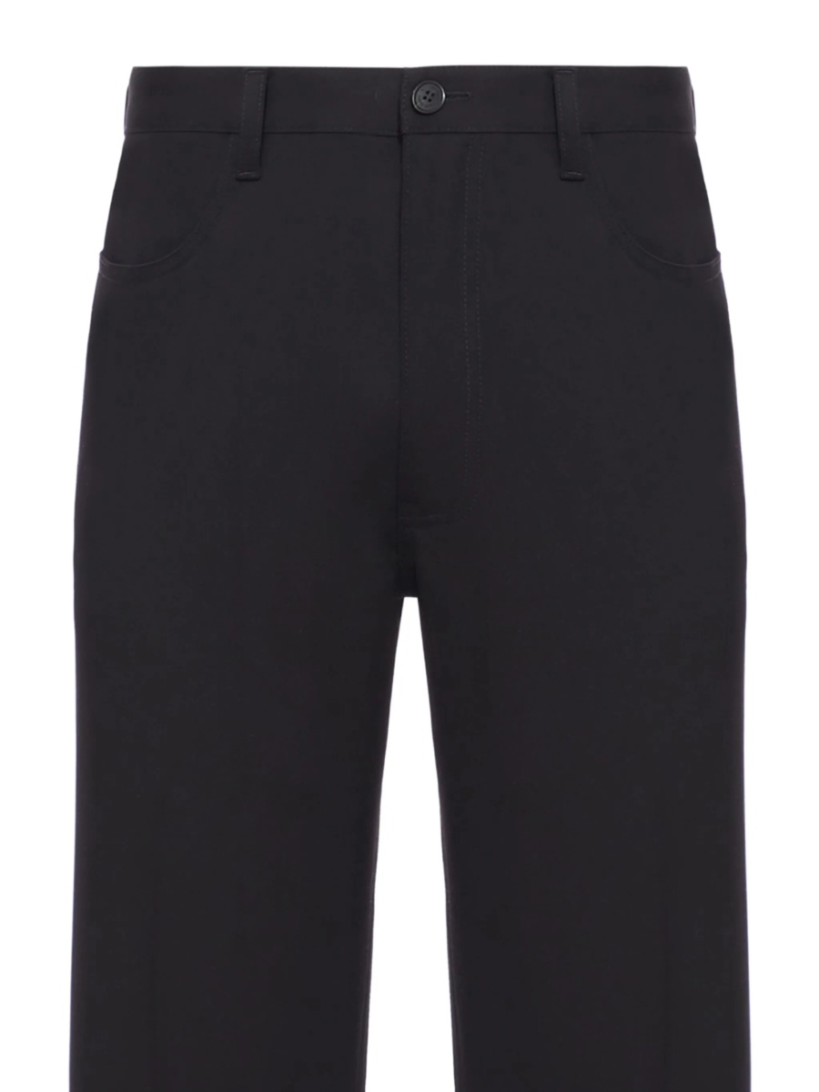 Pantaloni drepti Balenciaga negri - Img 2