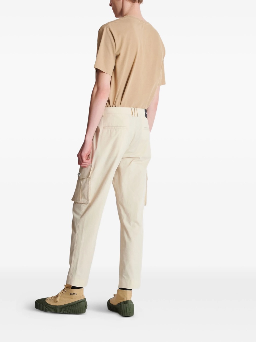Pantaloni drepti Balmain neutri - Img 4