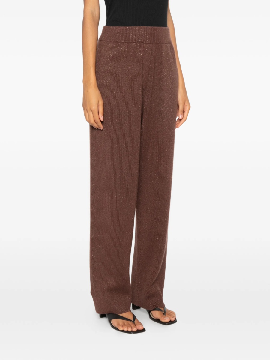 Pantaloni drepti Brunello Cucinelli maro - Img 3