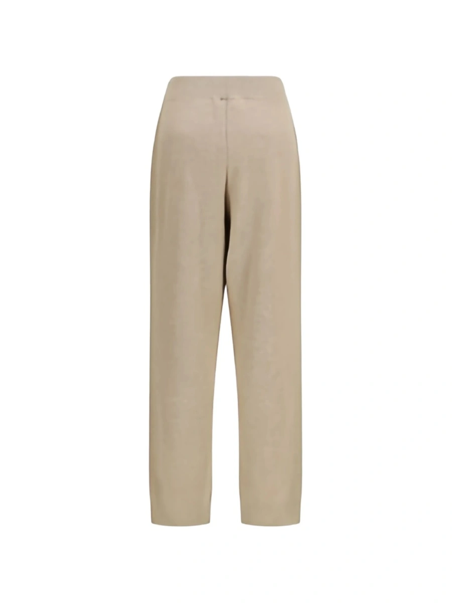 Pantaloni drepti Brunello Cucinelli neutri - Img 2